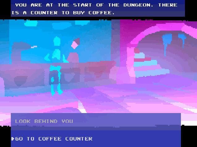 clicky clicks dungeon of hand drawn computer graphics screenshot 2