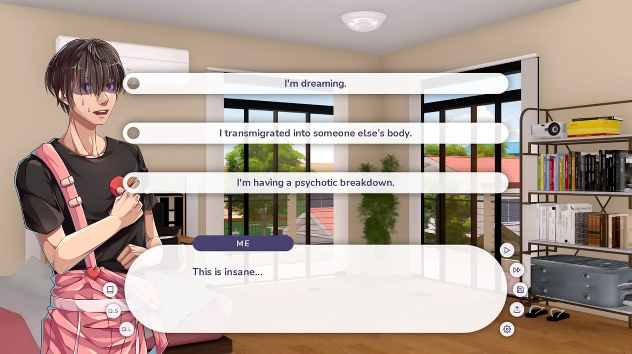 [DEMO] Stuck in a Yandere Visual Novel... HELP!! screenshot 3