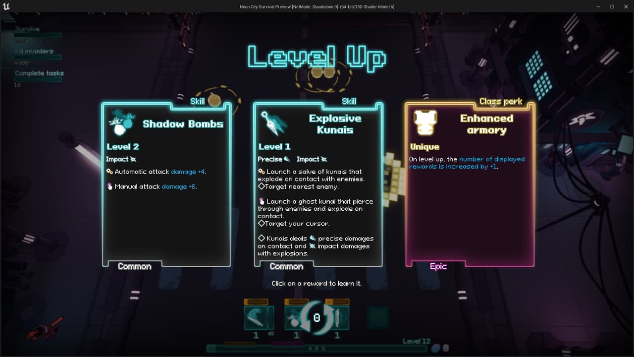 Neon City Survivor screenshot 2