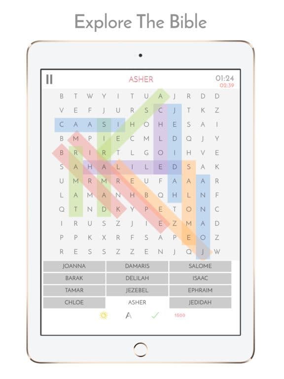 Bible Word Search: Bible Games screenshot 2