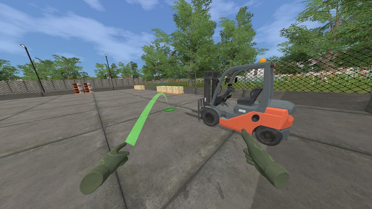 Forklift Driving Simulator VR screenshot 2