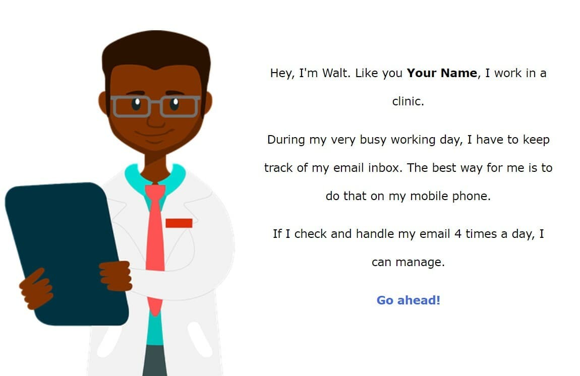 When and where to check your email - for clinics screenshot 3