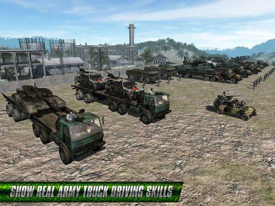 Off Road Heavy Driving - Army Transport Cargo Game screenshot 3
