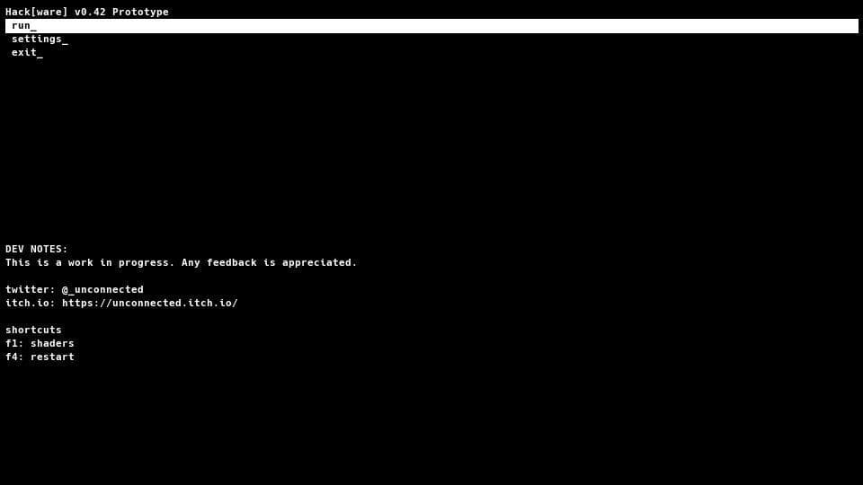 Hack[ware]: Prototype screenshot 2