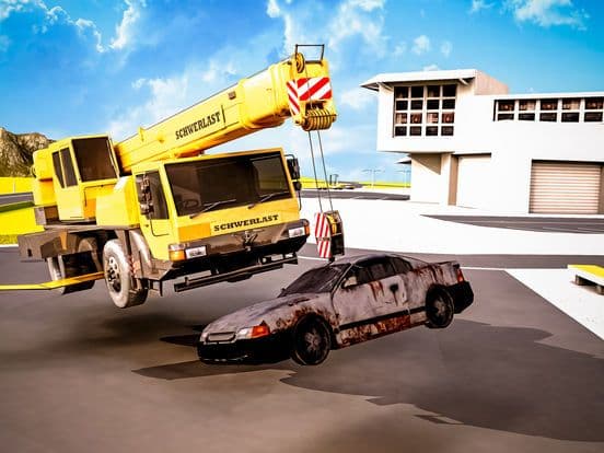 Scrap Yard Truck Driving n Parking screenshot 2