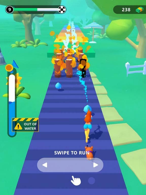 Squirt Gun Girl: Garden Runner screenshot 3