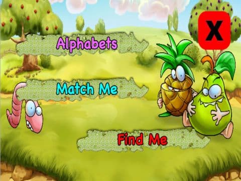 Fruit Flash Cards for PreSchool Kids with ABC Puzzle screenshot 2