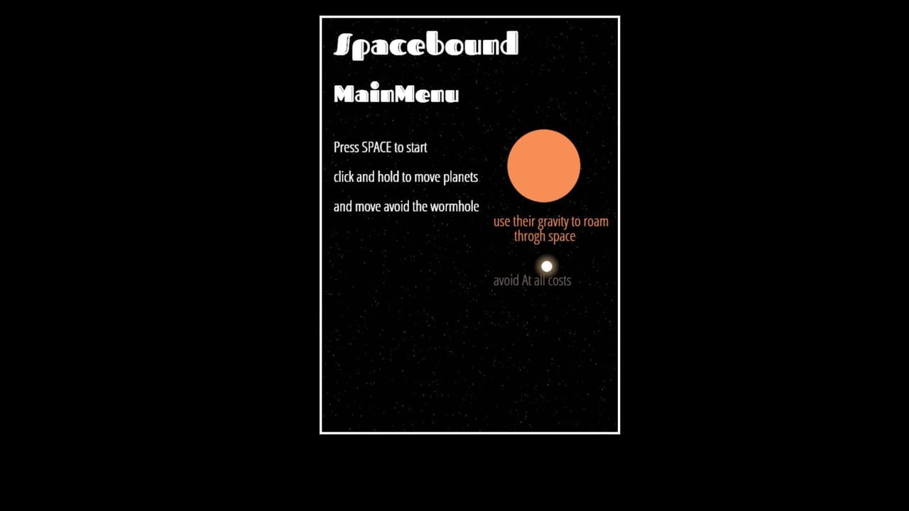 SpaceBound (itch) (jaibeer72) screenshot 2
