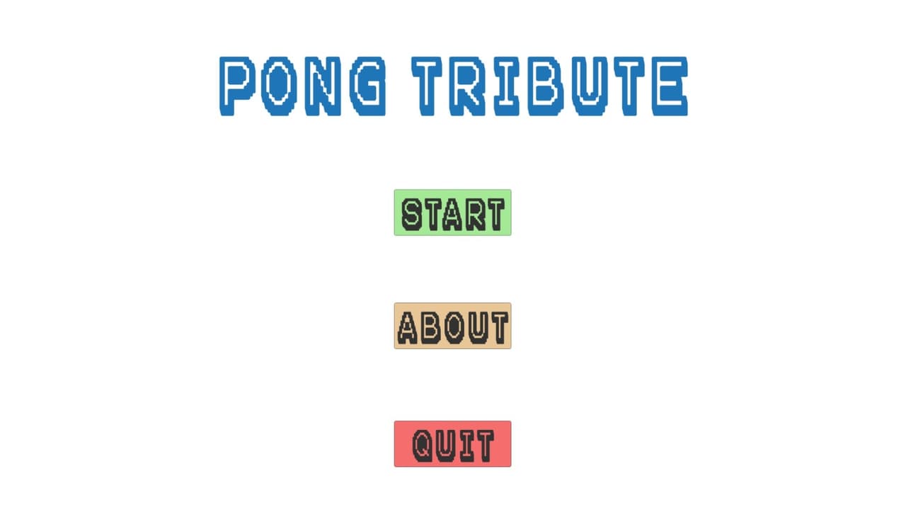 Pong Tribute