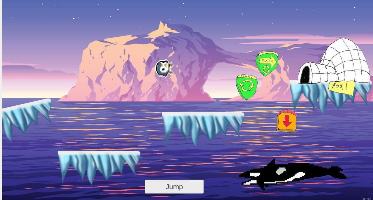 Penguin Run (itch) (Omega grim) screenshot 2