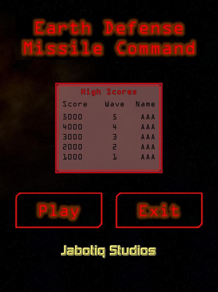 Earth Defense Missile Command screenshot 5