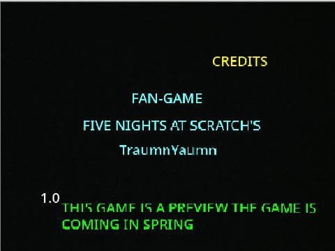Five Nights At Scratchs Preview