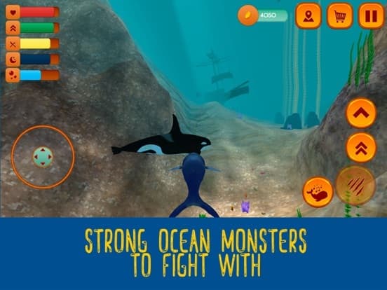 Hump Back Whale Ocean Sim screenshot 3
