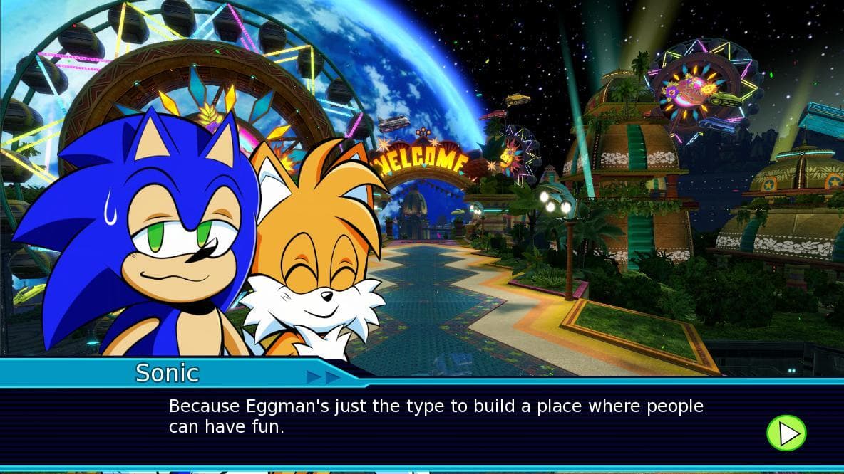 Sonic Colors VN screenshot 3