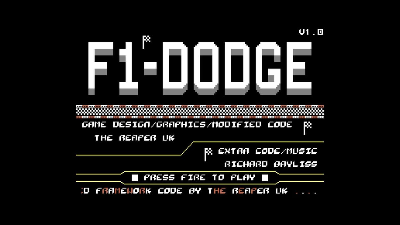 F1-Dodge (C64) screenshot 2