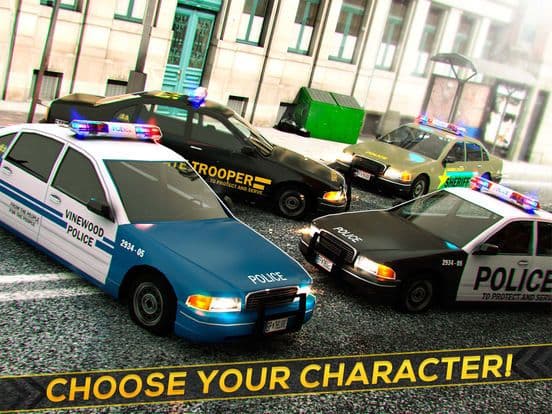Police Car Driving Simulator . Racing the Robbers screenshot 4