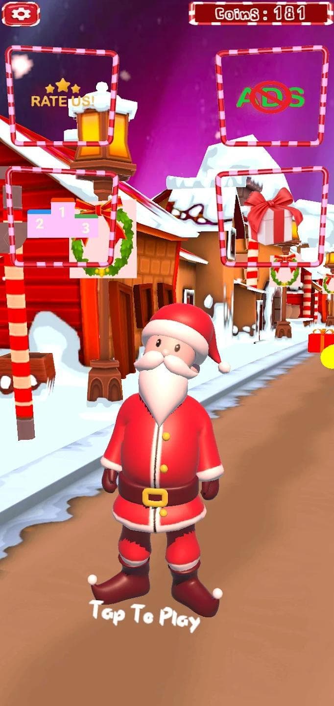 santa runner (android) screenshot 5
