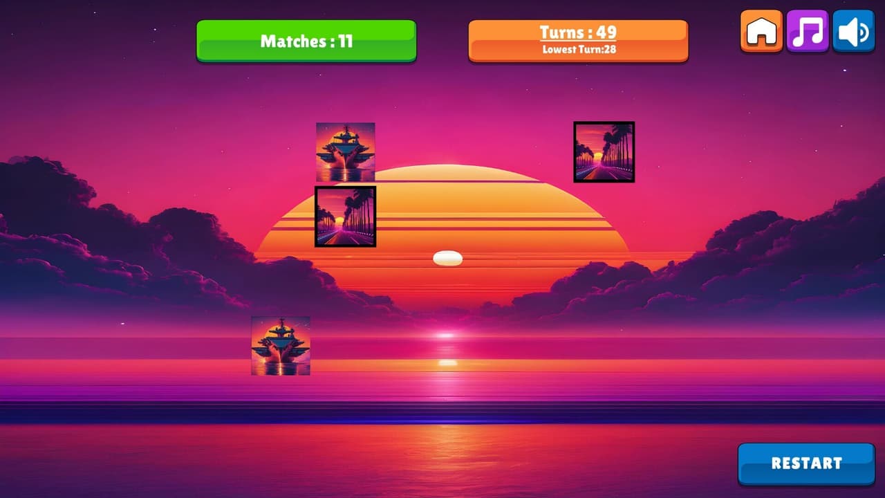 OG Memory: Synthwave Boats screenshot 4
