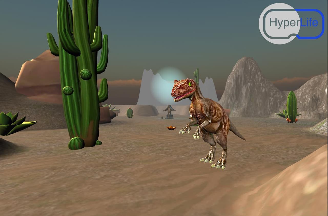 Desert Dino Run VR