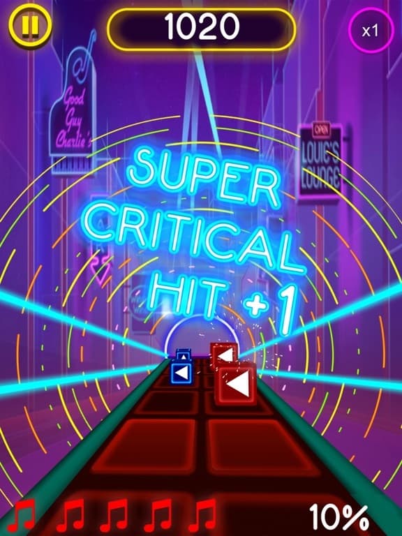 Neon Swipe Saber - Rhythm Game