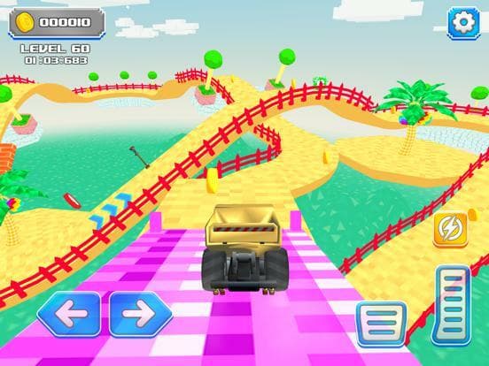 Craft Car Stunts 3D screenshot 4