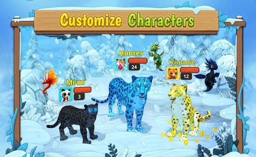Snow Leopard Family Sim Online screenshot 3