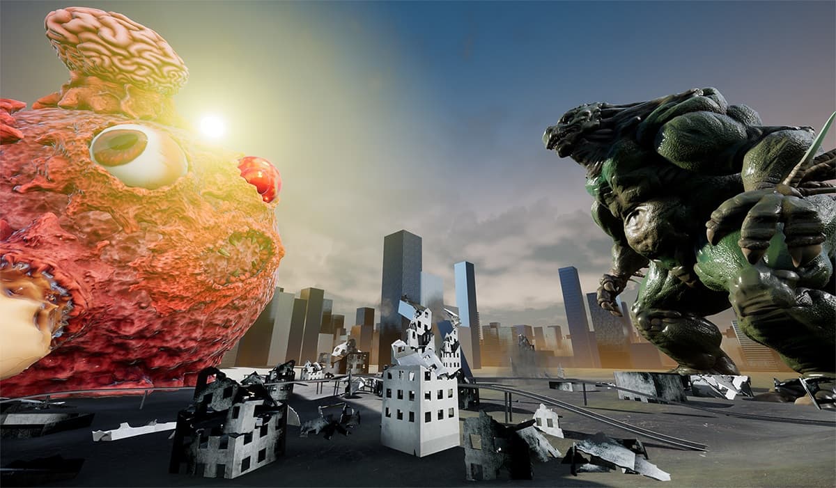 Meatball VS Gymzilla screenshot 2