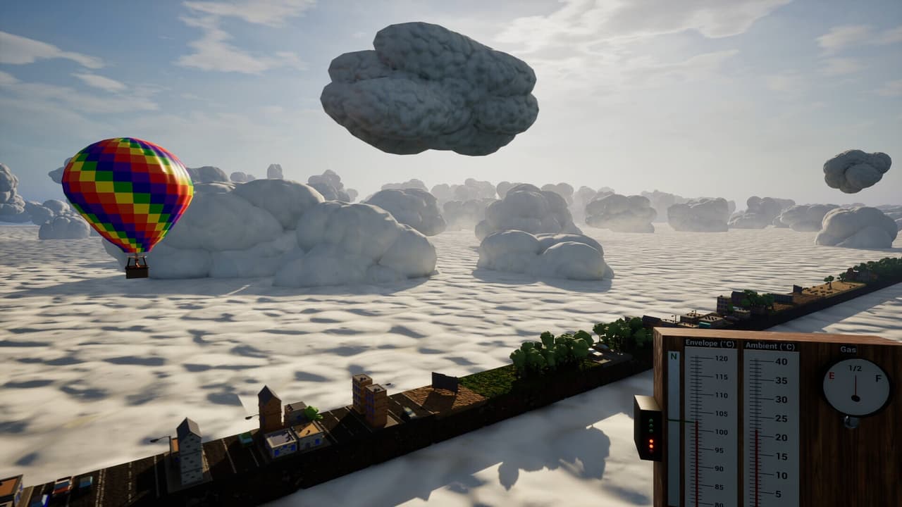 Endlessly side-scrolling Balloon Simulator 2024 screenshot 3