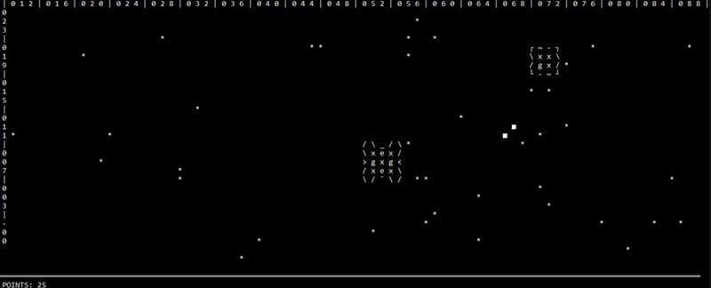 ASCII Space Commander