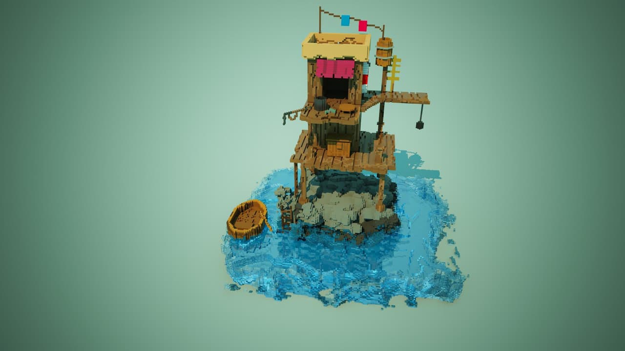 voxel 3D fisher tower screenshot 5
