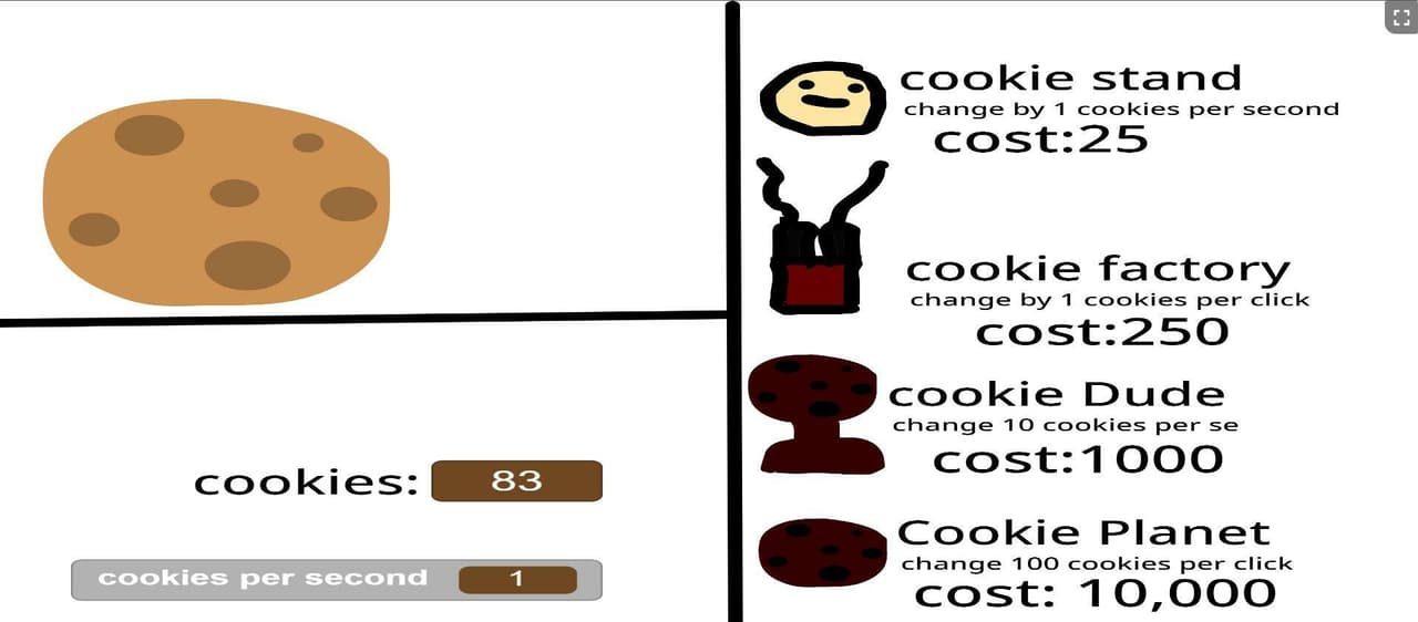 Cookie Clicker (itch) (Run Away Playground)