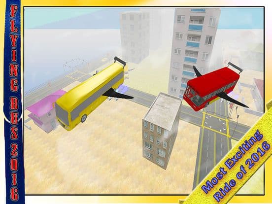 School Bus Jet 2016 – Flying Public Transport Flight with Extreme Skydiving Air Stunts screenshot 4