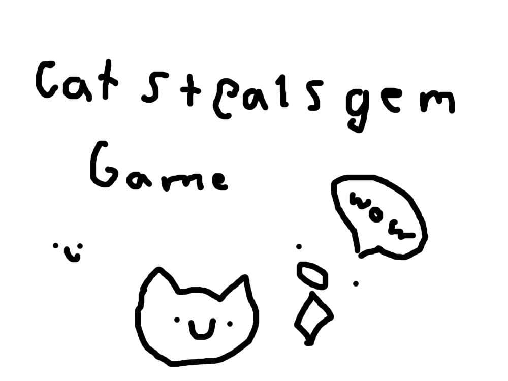 Cat Steals Gem Game