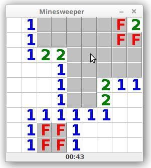 Minesweeper written in Java, AWT & Swing