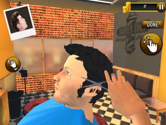 Barber Shop Hair Cut Games 3D screenshot 4
