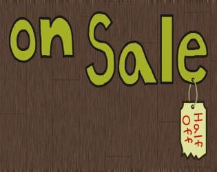 On Sale Half Price