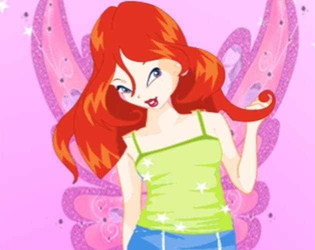 Winx fan dress up game