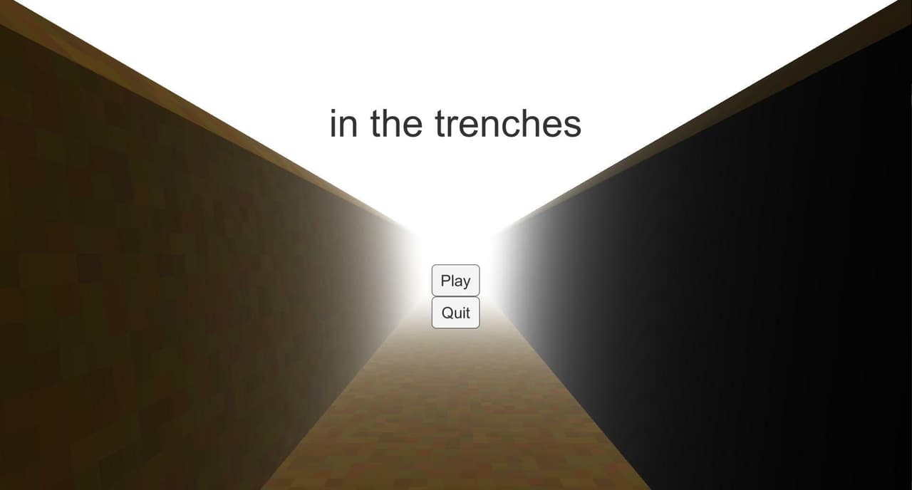 In the trenches