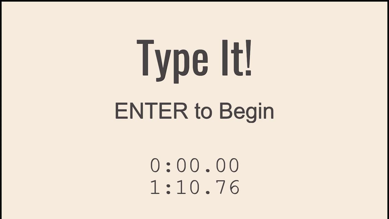 Type It! screenshot 2
