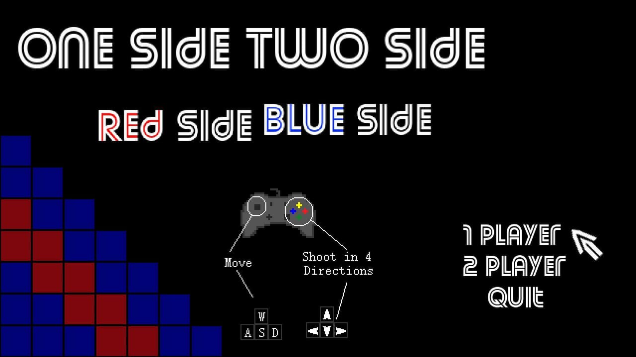 One Side Two Side Red Side Blue Side screenshot 2
