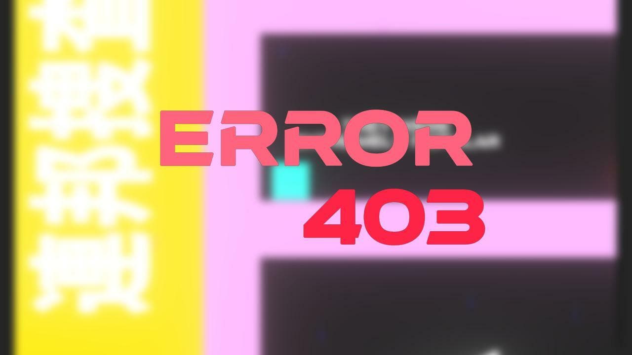 [Error 403] screenshot 2