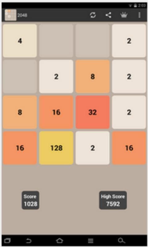 2048 by G70 screenshot 2