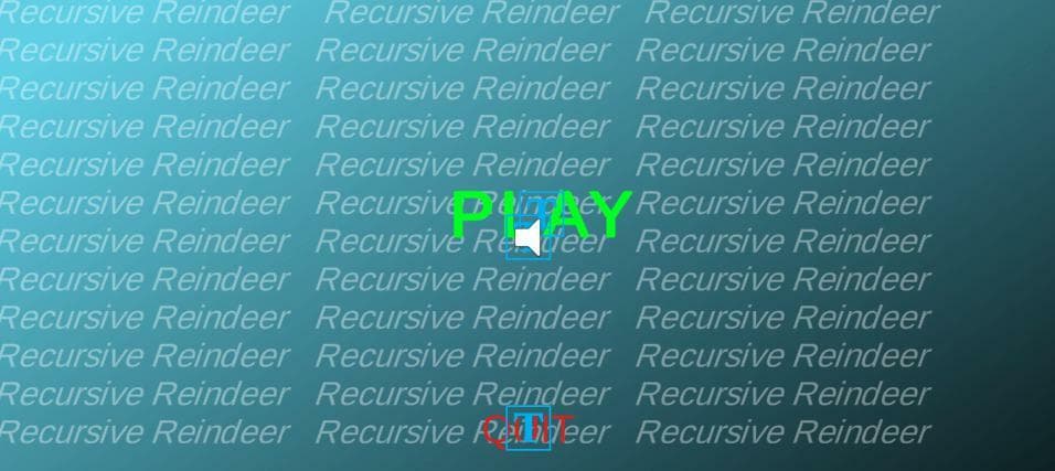 Recursive Reindeer (local gamejam 12-4-2020 - 12-6-2020 )