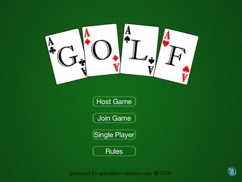 Golf Card Game HD screenshot 4