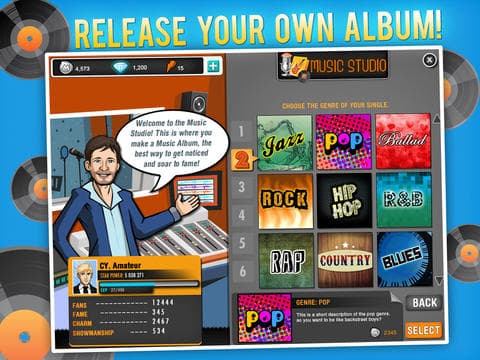 POP ROCKS WORLD HD - MUSIC RPG GAME screenshot 4