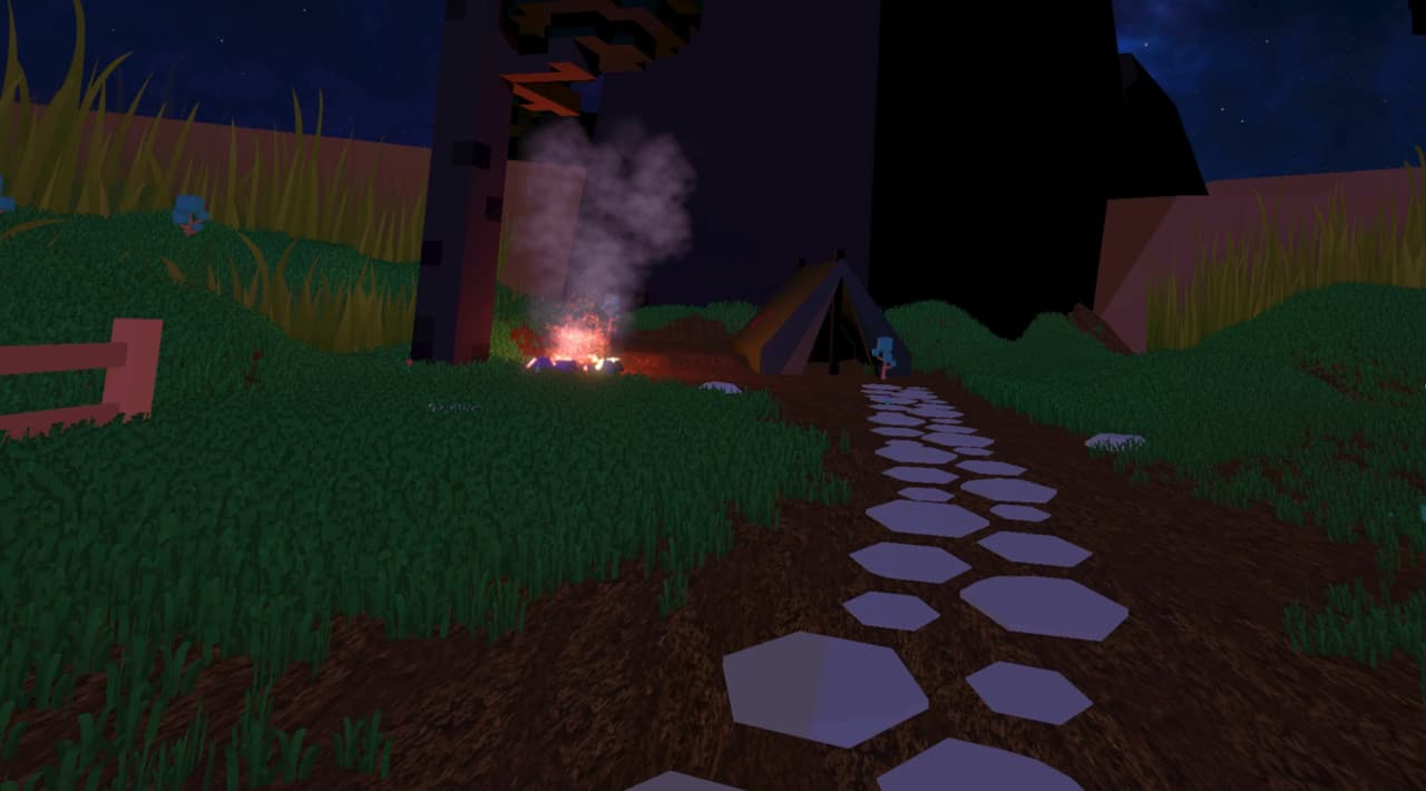 VR 3D/2D hybrid platformer prototype screenshot 2
