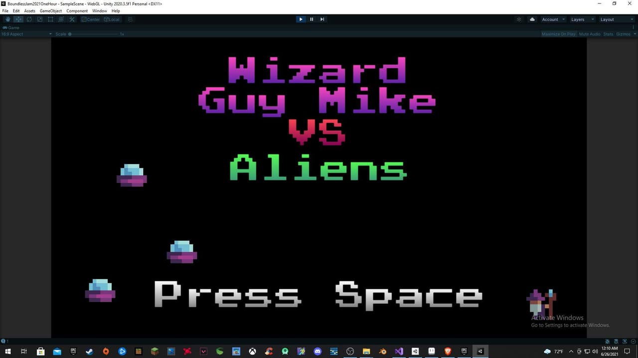 Wizard Guy Mike vs Aliens screenshot 2