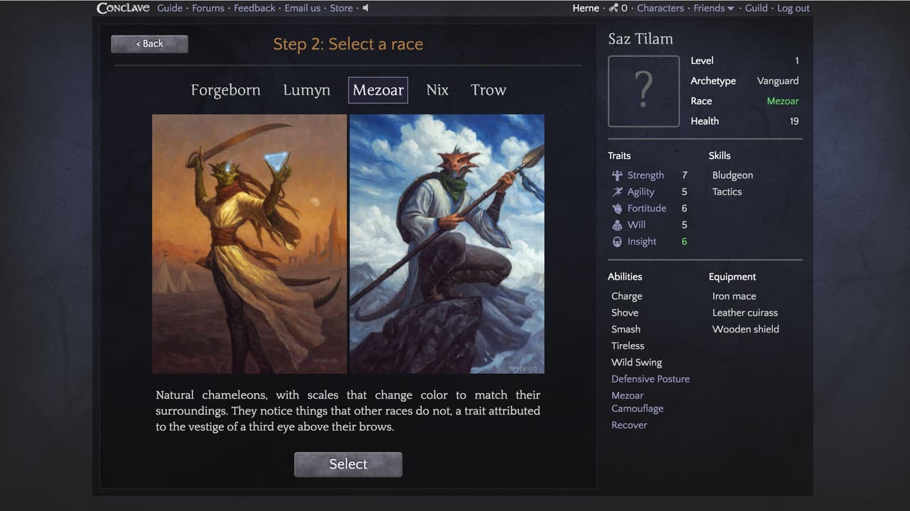 Conclave screenshot 2