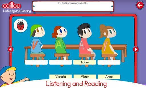 Caillou learning for kids screenshot 5