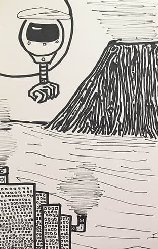 A.D. vs. the Volcano
